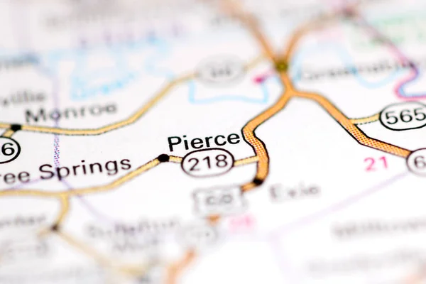 Pierce Ohio États Unis Sur Une Carte Géographique — Photo