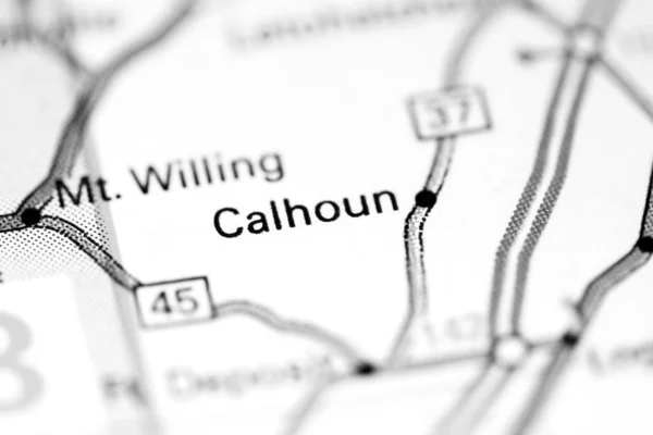 Calhoun Alabama Usa Map — Stock Photo, Image