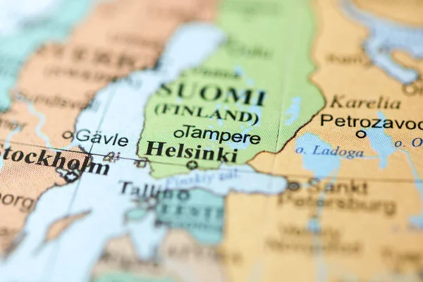 Tampere Europe Geography Map — Stock Photo, Image