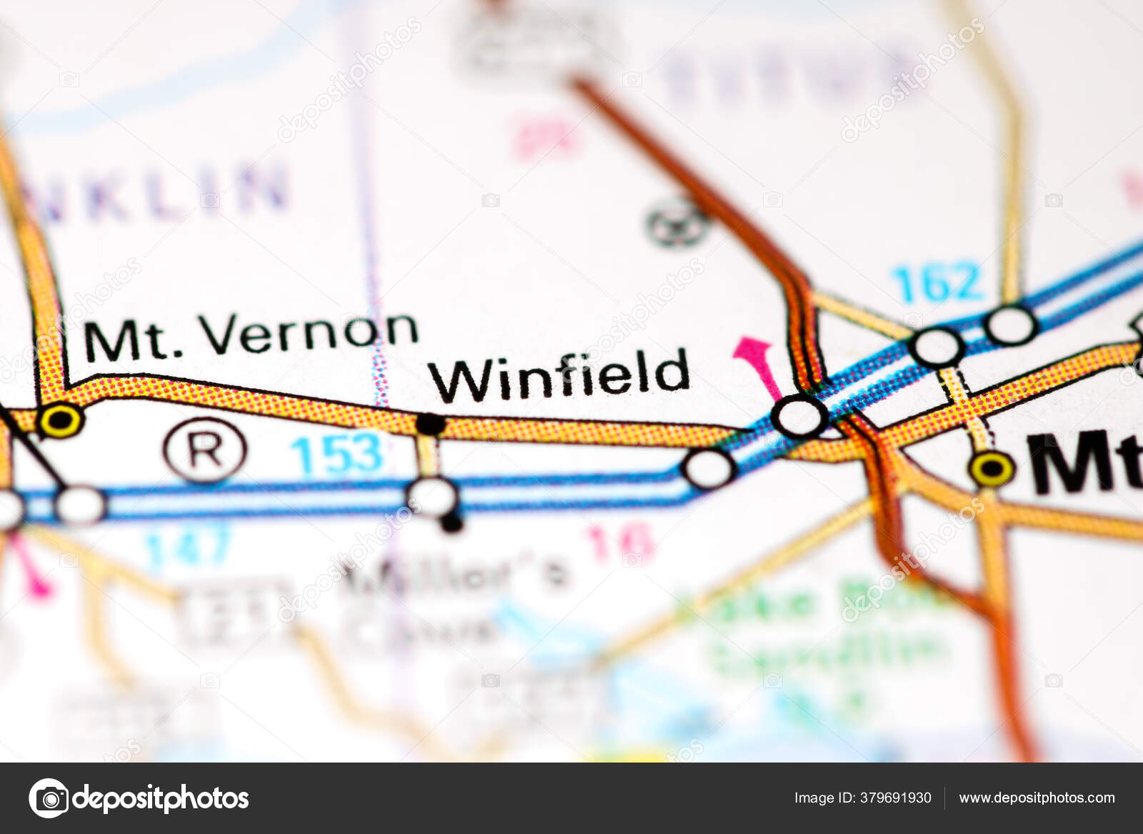 Winfield Texas Usa Map Stock Photo by ©aliceinwonderland2020 379691930