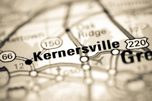 Kernersville North Carolina Usa Geography Map — Stock Photo, Image