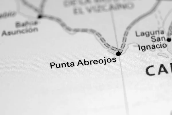 Punta Abreojos México Mapa — Foto de Stock