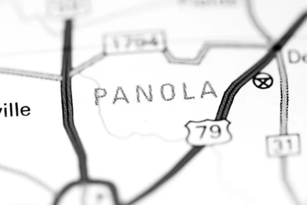 Panola Vagyok Texasban Usa Térképen — Stock Fotó