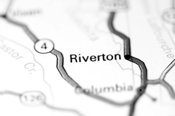 Riverton Louisiana Abd Haritada — Stok fotoğraf