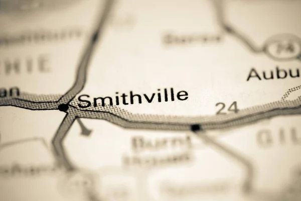 Smithville West Virginia Usa Geography Map — Stock Photo, Image
