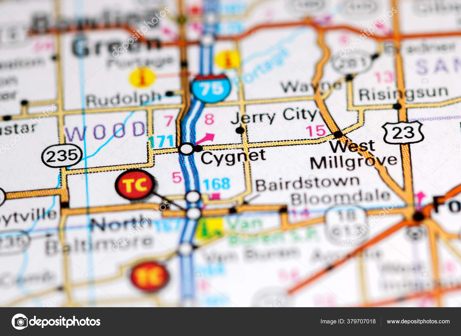 Ohio Usa Map — Stock Photo © aliceinwonderland2020 379707018