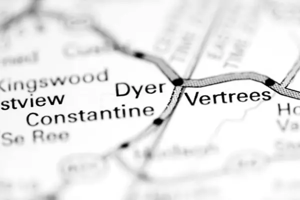 ディア ケンタッキー州 地理地図上のアメリカ — ストック写真