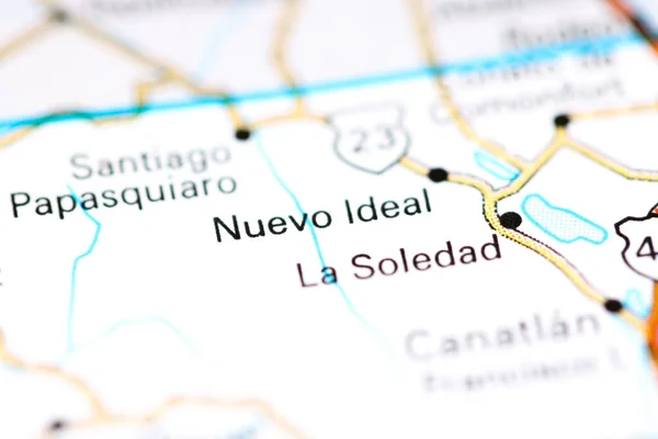 Nuevo Ideal México Sobre Mapa — Fotografia de Stock