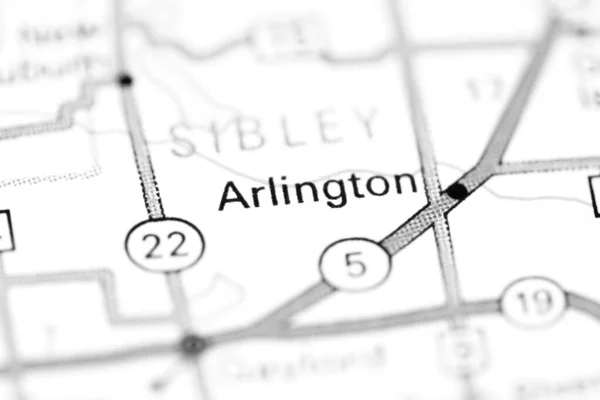 Arlington Minnesota Stati Uniti Una Mappa — Foto Stock