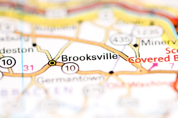 Brooksville Kentucky Usa Mapě Geografie — Stock fotografie