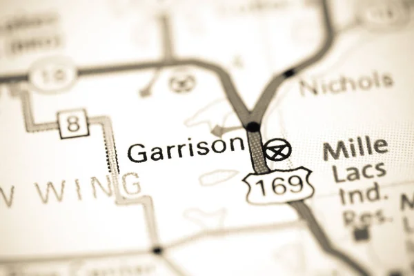 Γκάρισον Μινεσότα Ηπα Ένα Χάρτη — Φωτογραφία Αρχείου