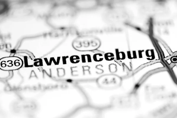 Lawrenceburg Kentucky Usa Een Aardrijkskundekaart — Stockfoto