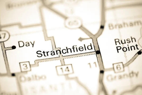 Stranchfield Minnesota Stati Uniti Una Mappa — Foto Stock