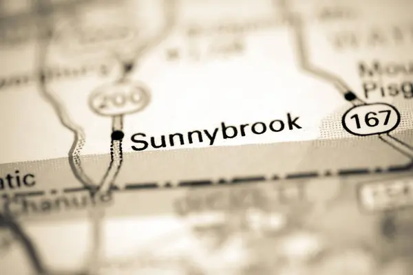 Sunnybrook Kentucky Abd Coğrafya Haritasında — Stok fotoğraf
