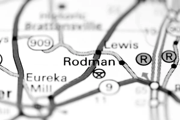 ロドマン オーガスタ 地図上のアメリカ — ストック写真