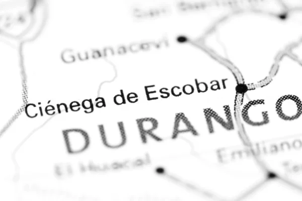 Cienega Escobar México Mapa — Foto de Stock