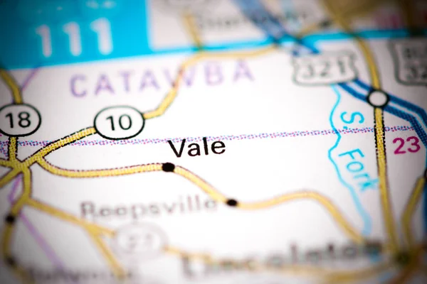 Vale North Carolina Usa Map — Stock Photo, Image