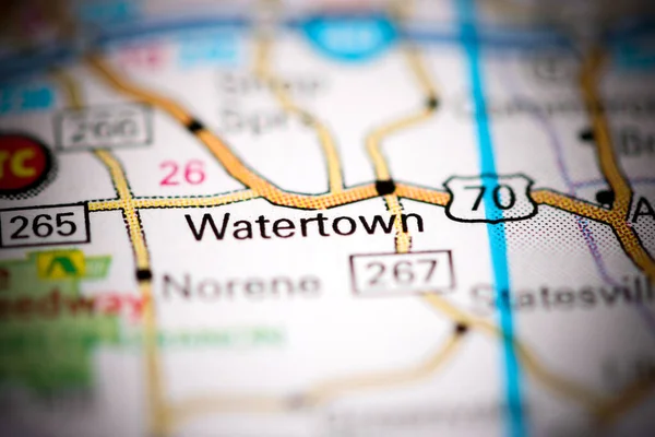 Watertown Tennessee Eeuu Mapa Geográfico — Foto de Stock