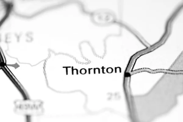 Thornton Mississippi Eeuu Mapa — Foto de Stock