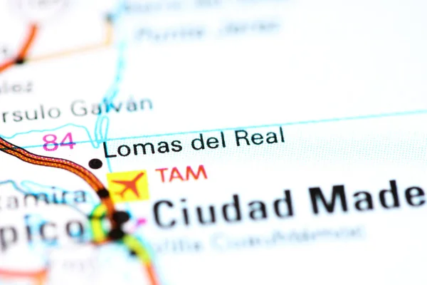 Lomas del Real. Mexico on a map