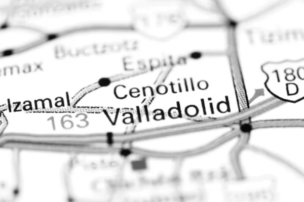 Valladolid México Mapa — Foto de Stock