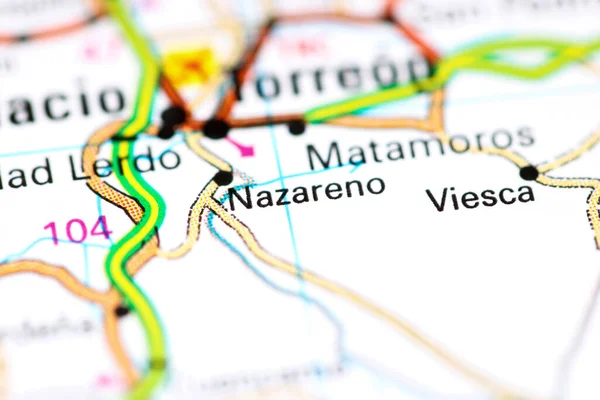 Nazareno México Mapa —  Fotos de Stock