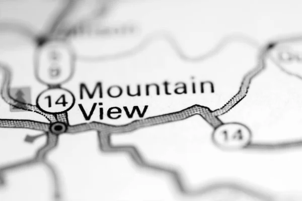 山の眺め アーカンソーだ 地理地図上のアメリカ — ストック写真