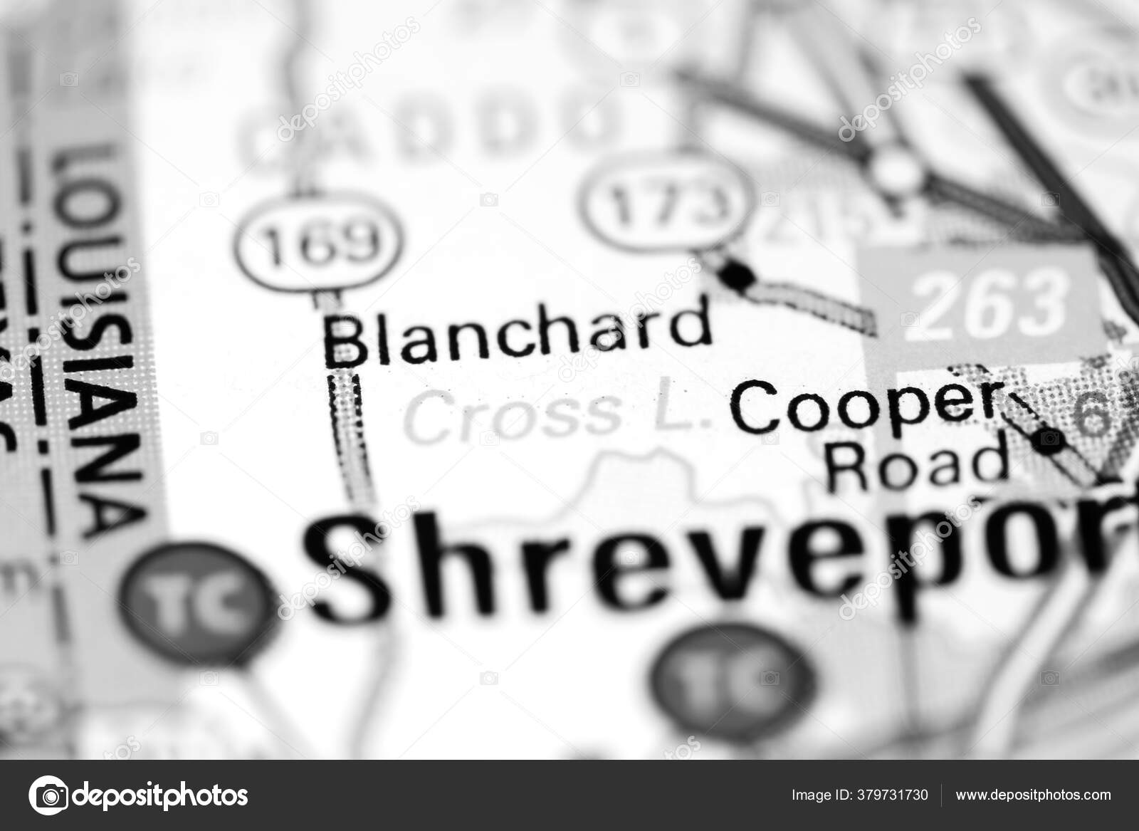 Blanchard Louisiana Usa Map Stock Photo by ©aliceinwonderland2020 379731730