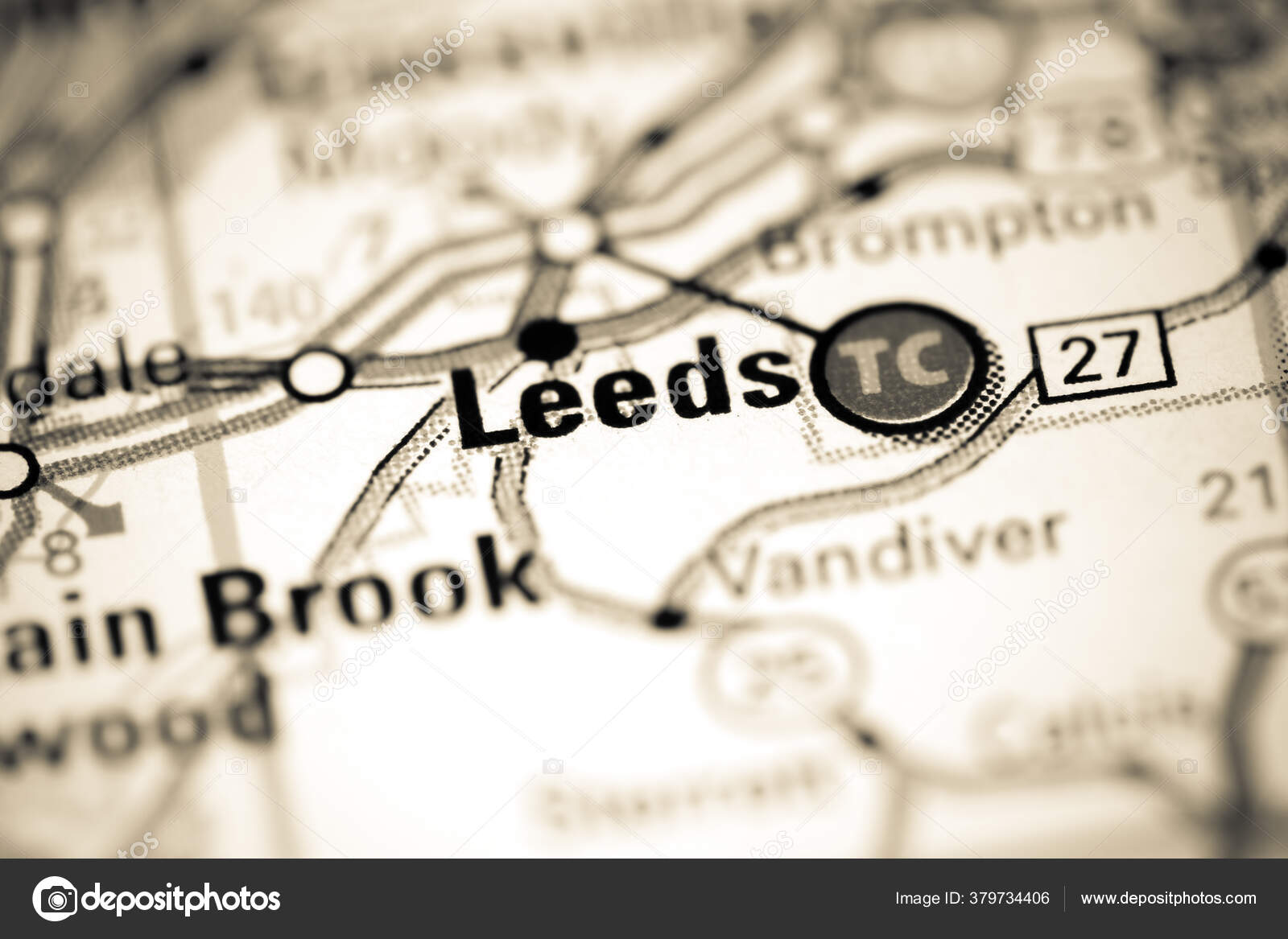 Leeds Alabama Usa Map — Stock Photo © aliceinwonderland2020 379734406