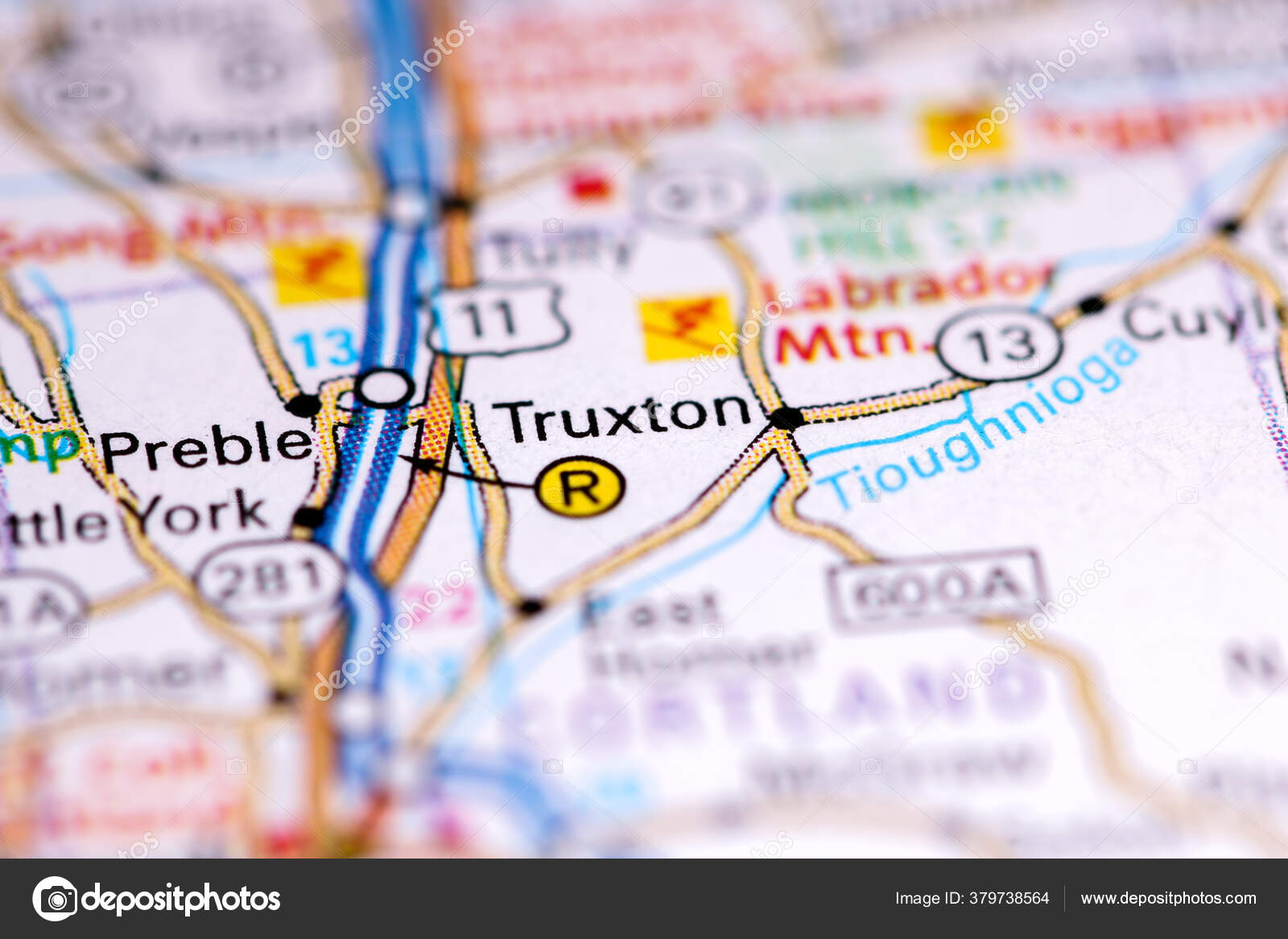 Truxton Nueva York Eeuu Mapa fotografía de stock © aliceinwonderland2020 379738564 Depositphotos