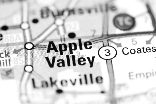 Apple Valley Minnesota Usa Map — Stock Photo, Image