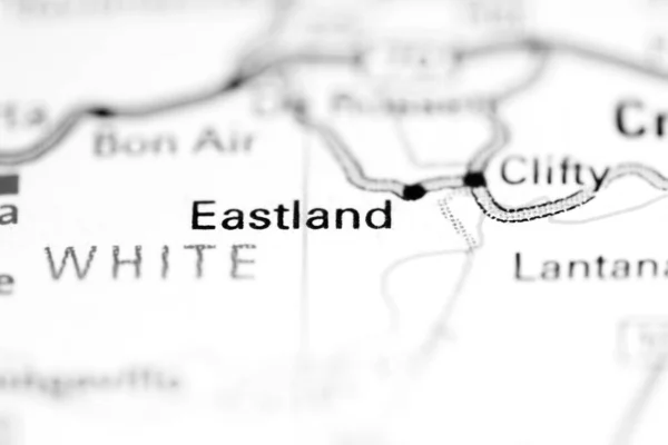 Eastland Tennessee Stati Uniti Una Mappa Geografica — Foto Stock