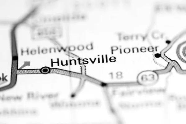 Huntsville Tennessee Usa Geography Map — Stock Photo, Image