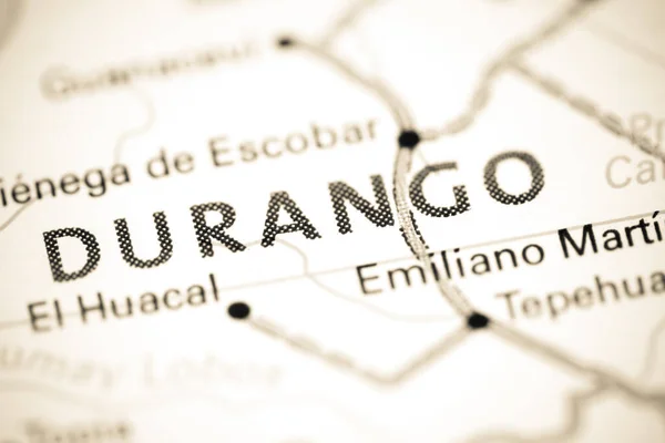 Durango. Mexico on a map