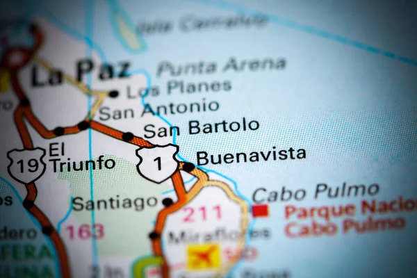 San Bartolo México Mapa — Foto de Stock