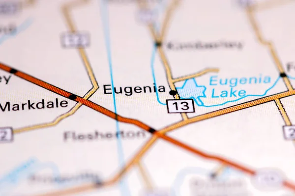Eugenia Canada Map — Stock Photo, Image