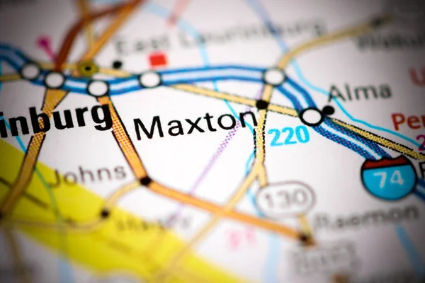 Maxton North Carolina Usa Map — Stock Photo, Image