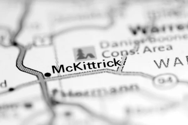 Mckittrick Missouri Stany Zjednoczone Mapie Geograficznej — Zdjęcie stockowe