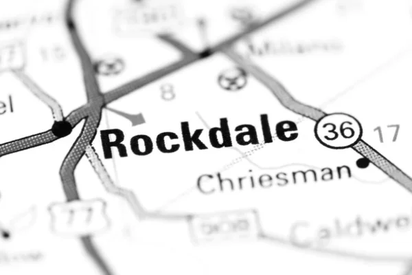 Rockdale Texas Eeuu Mapa — Foto de Stock