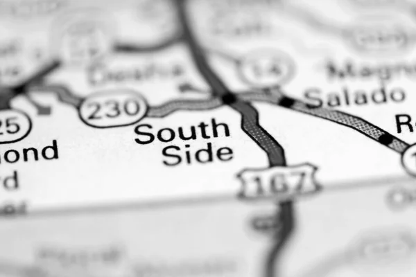 South Side Arkansas Stati Uniti Una Mappa Geografica — Foto Stock