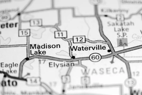 Madison Lake Minnesota Eeuu Mapa —  Fotos de Stock