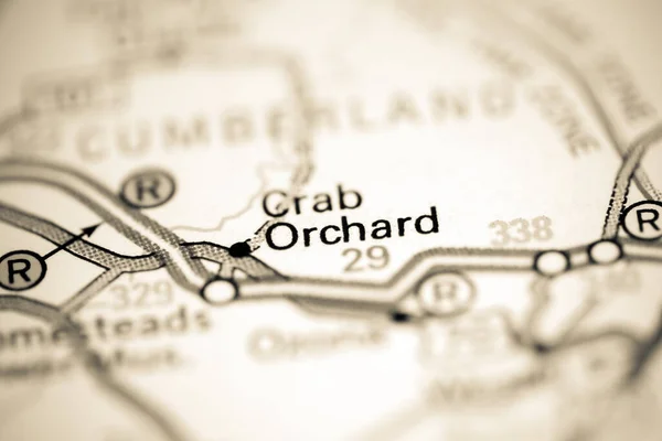 オーチャード テネシー州 地理地図上のアメリカ — ストック写真