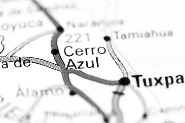 Cerro Azul México Mapa — Foto de Stock