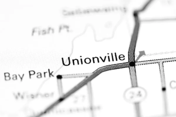 Unionville Michigan Eeuu Mapa — Foto de Stock
