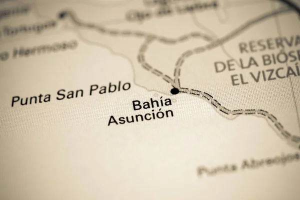 Bahi Asunción México Mapa — Foto de Stock