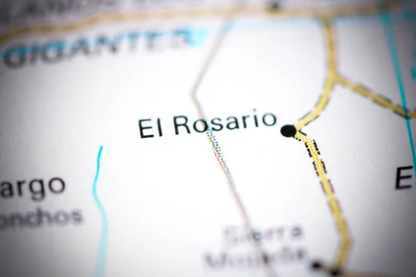 Rosario México Sobre Mapa — Fotografia de Stock