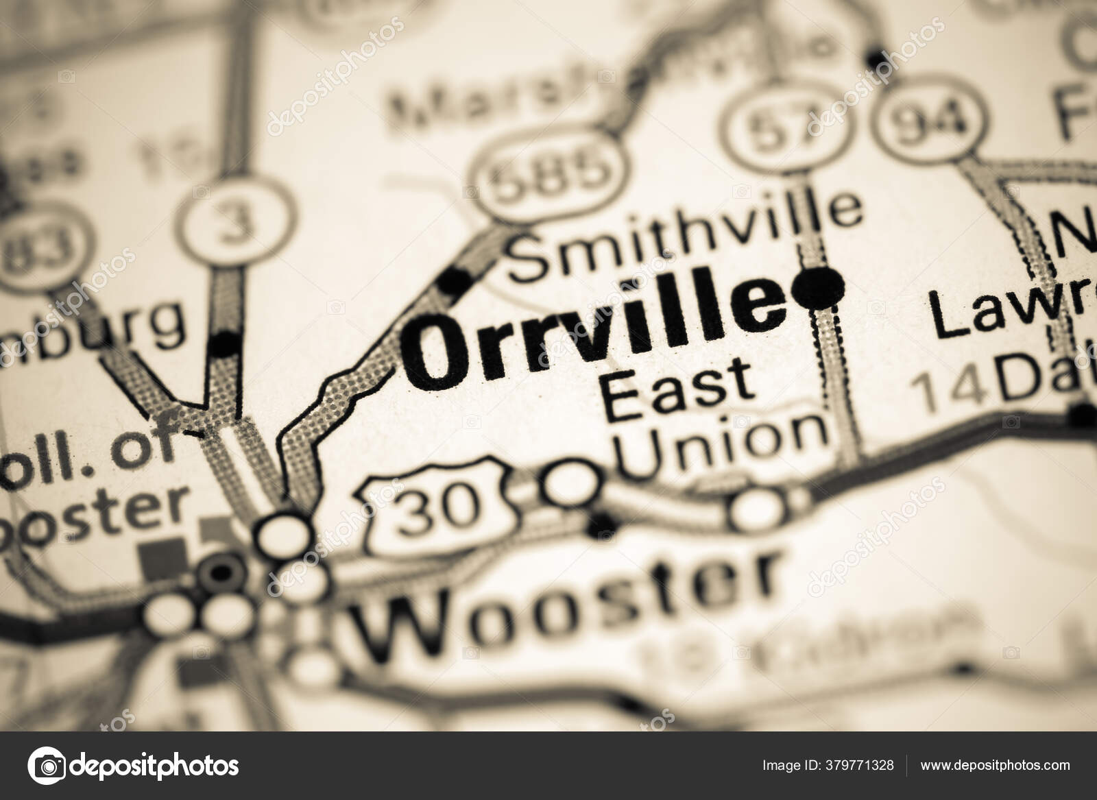 Orrville Ohio Usa Map Stock Photo by ©aliceinwonderland2020 379771328