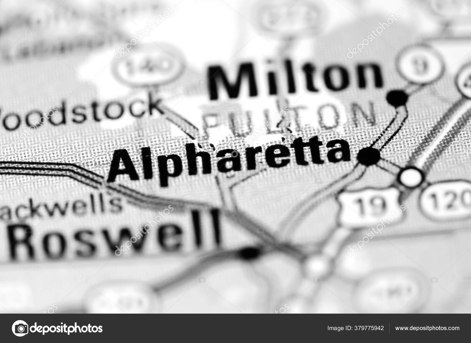 Alpharetta Usa Map Stock Photo by ©aliceinwonderland2020 379775942
