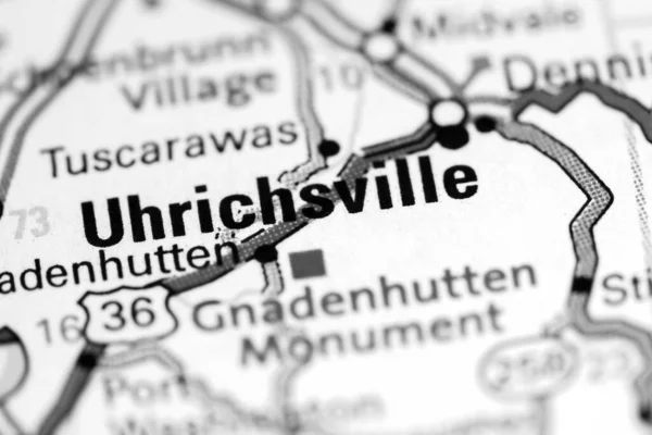 Uhrichsville Ohio Usa Map — Stock Photo, Image