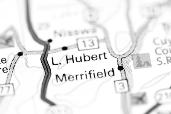 Jag Heter Hubert Minnesota Usa Karta — Stockfoto